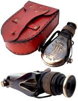 Sara Nautical Maritime Minocular Binocular Brass Antique R&J Beck London 1857 Collectible Item