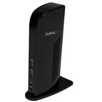 StarTech Universal USB 3.0 Laptop Docking Station - DVI with Audio and Ethernet - USB 3 Port Replicator Notebook Dock (USB3SDOCKD)