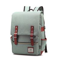 Fashion Trend Backpack For Teen Girls Boys,LIQING Preppy Style Unisex Waterproof Oxford School Backpack Student Daypack Rucksack College School Bag Laptop Backpack (2-(Light green1))