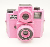 Holga 120GTLR Pink Medium Format 120 Film Camera Twin Lens Reflex (discontinued)