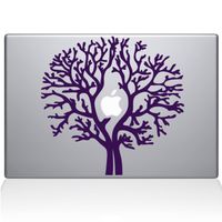 The Decal Guru Apple Tree Decal Vinyl Sticker, 12" MacBook, Lavender (1493-MAC-12M-LAV)