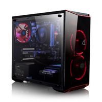 CLX SET TGASETRXE8500BR VR-Ready Gaming PC - AMD Ryzen 3 2200G 3.50GHz 4-Core, 8GB DDR4, AMD Radeon RX 560D 2GB, 120GB SSD+2TB HDD, WiFi, Win10 Home, Black