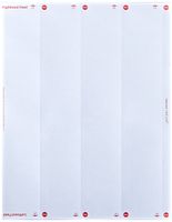 Compulabel Large White Return Address, FAB, Labels for Laser and Inkjet Printers, 1 3/4 x 2/3 Inches, Permanent Adhesive, 60 per Sheet, 1000 Sheets per Carton