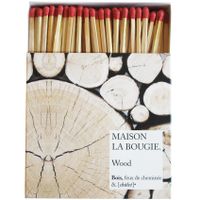 Maison La Bougie Matches - Wood - 125 Pieces