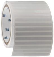 Brady THT-11-473-10 0.25" Width x 0.25" Height, B-473 Static Dissipative Polyester, Gloss Finish White Thermal Transfer Printable Label (10000 per Roll)