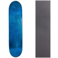 Cal 7 Blank Skateboard Deck with Grip Tape | 7.75, 8.0, 8.25 and 8.5 Inch | Maple Board for Skating (8.5 inch, Blue)