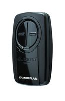 Chamberlain Group KLIK3U-BK Clicker Universal 2-Button Garage Door Opener Remote with Visor Clip, Black