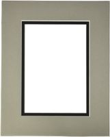 Set of (50) 8x10 Double Mat for 5x7 photo +Back+bag