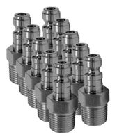Hot Max 28130 Tru-Flate 1/4-Inch x 1/4-Inch Male NPT Plug, 10-Pack