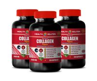 Bone and Joint Supplement for Women - HYDROLYZED Collagen PEPTIDES 3000MG - Collagen Supplements for Skin Elasticity - 3 Bottles 360 Capsules