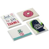 Studio Ink Assorted Thank You and Blank Card Set, 20 Cards with Envelopes (5 ct. of 4 Designs, Blank Inside)