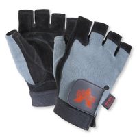 Valeo VI4872SM GLAX Fingerless Padded Palm Glove, Small, Black