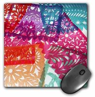 3dRose LLC 8 x 8 x 0.25 Inches Mouse Pad, Mexican Punched Paper Art (mp_80603_1)