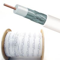 2 REELS OF 1000ft PLENUM COMMSCOPE 2275V DUAL-SHIELD RG6 COAXIAL CABLE 3Ghz 75 Ohm ANTI-STATIC NON-TOXIC SMOKELESS FIRE RETARDANT PVC JACKET COMMERCIAL BUILDING CERTIFIED COAX CABLE