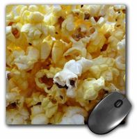 3dRose LLC 8 x 8 x 0.25 Inches Mouse Pad, Popcorn (mp_32034_1)