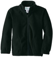 CLASSROOM Youth Unisex Polar Fleece Jacket, Green, Small