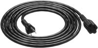 AmazonBasics Extension Cord - 10 feet - US - Black