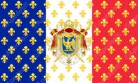 Royal Standard Napoleon France Computer Tablet Decal Sticker 3x5 inches