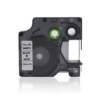 WonderTec Pack-1 Compatible Dymo Standard D1 45013 Labeling Tape Black Print on White Tape, for Dymo LabelManager 160 280 420P PnP 220P 360D 450 210D