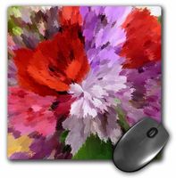 3dRose LLC 8 x 8 x 0.25 Inches Flowerful Mouse Pad (mp_17859_1)