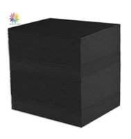 Mat Board Center, Pack of 50 3/16" Black 12x16 Foam Core Backing Boards