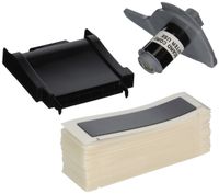 Brady M71EP-174-593-BK 4" Width x 1" Height Black Color B-593 Adhesive-Taped Polyester Raised Panel Labels With Gloss Finish For BMP71 Printers (50 Per Box)