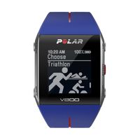 Polar V800 GPS Sports Watch, Blue, Heart Rate