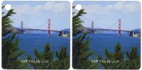 3dRose Golden Gate Bridge In San Francisco California - Key Chains, 2.25 x 4.5 inches, set of 2 (kc_109477_1)