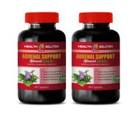 Stress Relief Supplement Natural - Adrenal Support - Advanced Complex - Adrenal Response Formula - rhodiola rosea Root Extract - 2 Bottles 120 Capsules