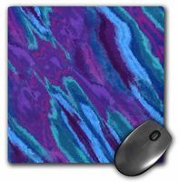 3dRose Print of Purple And Turquoise Flow of Color - Mouse Pad, 8 by 8 inches (mp_194723_1)