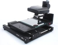 Micro-Image Capture 7 Microfiche Reader Scanner w/ 7-54X Lens, Fiche Carrier, Software, Footswitch, Cables & Instructions. 1 Yr. Warranty.