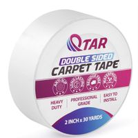 Removable Double Sided Carpet Tape, Heavy Duty Sticky tape, 2 Inch X 30 Yards, Rug Tape Anti-Slip for Area Rugs, Hardwood Floors, Stair Treads, Rugs, Carpet Over Carpet Seam Tape Adhesive