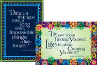 Barker Creek Dare to Dream Two 13-3/8 x 19" Motivational Poster Duet Set (BC-1892)