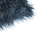 Faux Mongolian Fur Photography Prop, Newborn Prop, Basket Stuffer, Layering Blanket, Rug (Small, 18"x20", Navy)