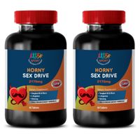 Enhancement Sex Pill - Horny Sex Drive - Maca Capsules for Fertility - 2 Bottles 120 Tablets