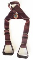 Horse Saddle Western Show Buddy Stirrups Kids Child Youth Pony Rodeo 5138CO212
