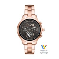 Michael Kors Women's Access Runway Stainless Steel Plated Touchscreen Watch with Strap, RoseGoldTone, 18 (Model: MKT5046)