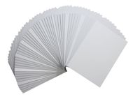 Golden State Art, Pack of 50, 5x7 Backing Board Only - for Art, Photos, Print - 4-Ply - 50 Single Backing Boards