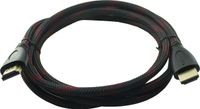 HDMI Nylon Cable 6 Feet - Latest 2.0 Supports Ethernet, 4K, Ultra HD, 3D, HDR, Audio Return Channel
