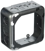 4-11/16 in. Square Extension Ring, Drawn, 2-1/8 in. Deep with Eight 1/2 and Four 3/4 in. KO's