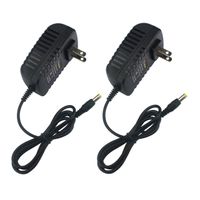 LED Lamp Belt Fittings, ALED LIGHT 2pcs 12 Volt 2 Amp LED Strip Light Power Adapter, AC to DC, 2.1mm X 5.5mm Plug, Regulated 12V 2A Power Supply Wall Plug for LED Strip Light