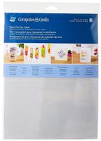 Grafix Ink Jet Film, 8-1/2-Inch by 11-Inch, 6-Pack, Clear - KCI811-6