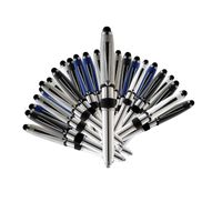 FARRYS BULK WHOLESALE LOT BALLPOINT TOUCH SCREEN STYLUS FLASHLIGHT COMBO PENS"THE FLASHLIGHT COLLECTION"THE METAL STYLUS PHONE HOLDER LIGHT UP PEN 12 PACK (MR-CHS)