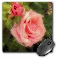 3drose Rose Image with Added Effects to Look Like A Victorian Piece - Mouse Pad