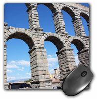 3dRose LLC 8 X 8 X 0.25 Inches Aqueduct of Segovia, Famous Roman Aqueduct Segovia, Spain Mouse Pad (mp_100289_1)