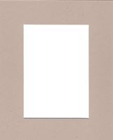 18x24 Light Tan Picture Mats with White Core Bevel Cut for 12x18 Pictures