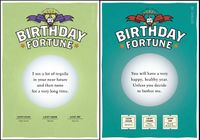 Quiplip Misfortune Birthday 6) Greeting Cards