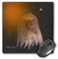 3dRose LLC 8 x 8 x 0.25 Inches Eagle Spirit Mouse Pad (mp_8395_1)