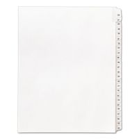 Avery Legal Dividers, Allstate Collated Sets, Letter Size, Side Tab, 26-50 Tab Set (01702), White