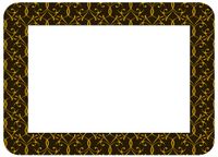 Fodeez Frames Elegant Holiday 5 x 7 Inches Photo Area Peel and Stick Adhesive Picture Frame/Dry Erase Board - Lace (FF-57-01-HOL-LACE)